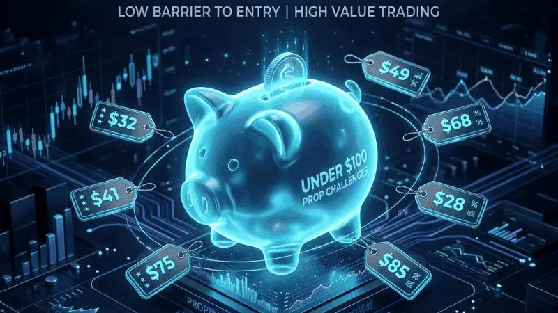 Cheapest Prop Firm Challenges Under $100 2026 | Verified - Verified Prop Firm Guide - Trading Strategy & Broker Review