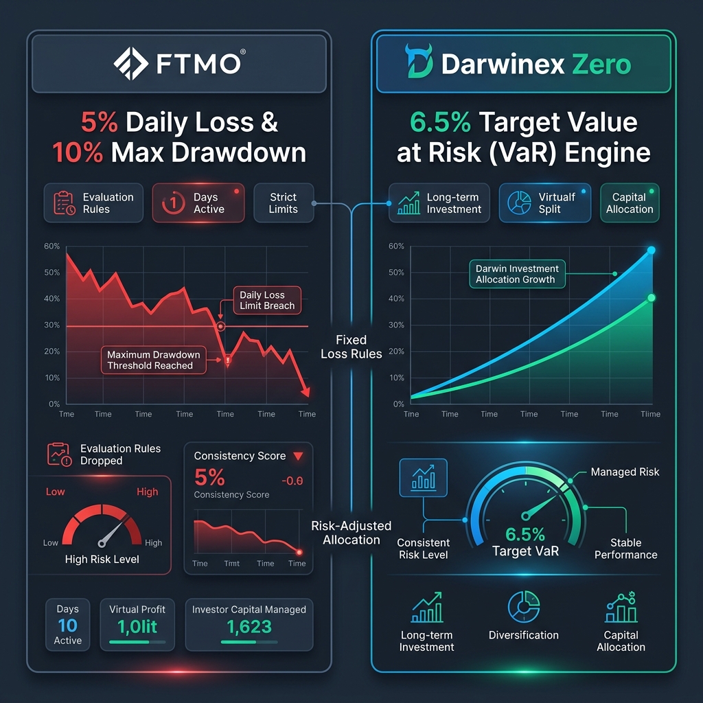 FTMO vs Darwinex Zero: The Ultimate 2026 Comparison