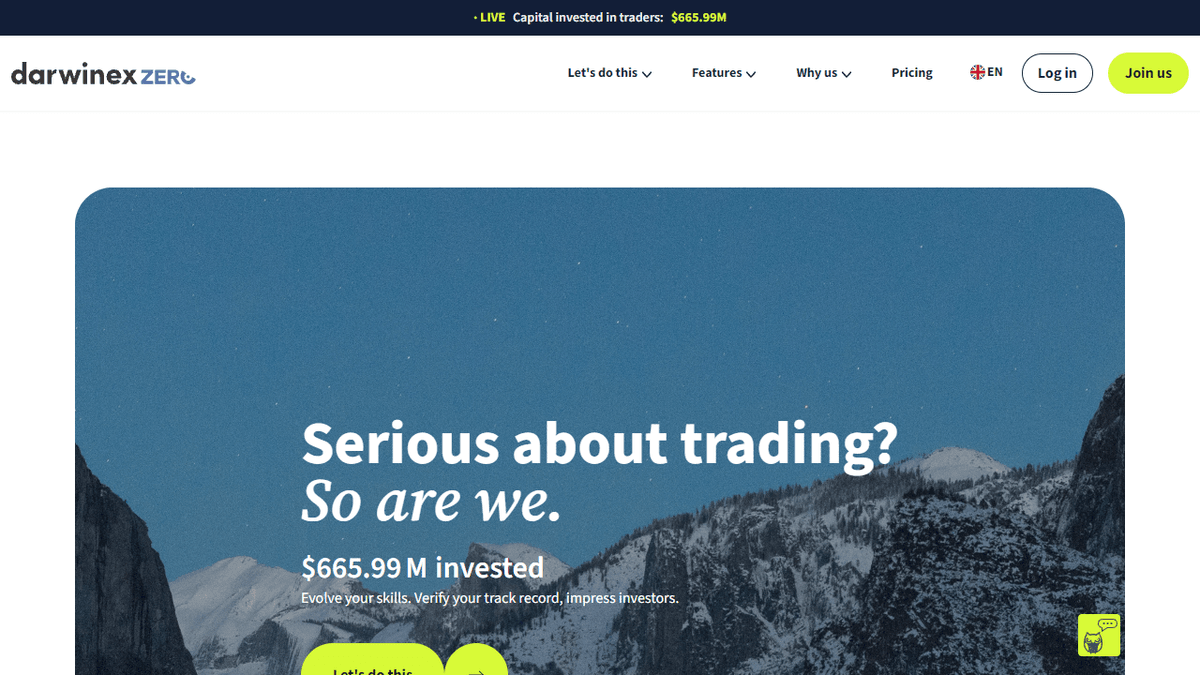 Trading platform and dashboard preview for Darwinex Zero prop firm evaluation