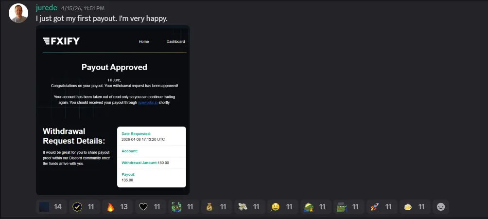 $135.00 Dashboard Payout Approval (Jure)